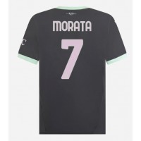 AC Milan Alvaro Morata #7 Kolmaspaita 2024-25 Lyhythihainen